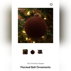 Hobby Lobby Viral Flocked Ball Ornaments